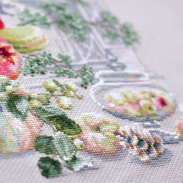 Broderisett Magic Needle "Vinterimprovisasjon" 32x25 cm