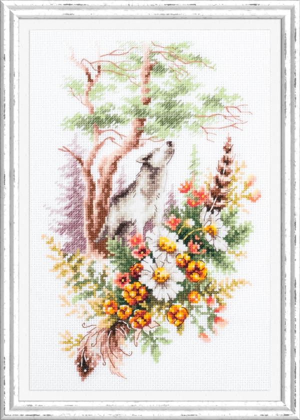 Broderisett Magic Needle "Sommerskogand" 17x27 cm