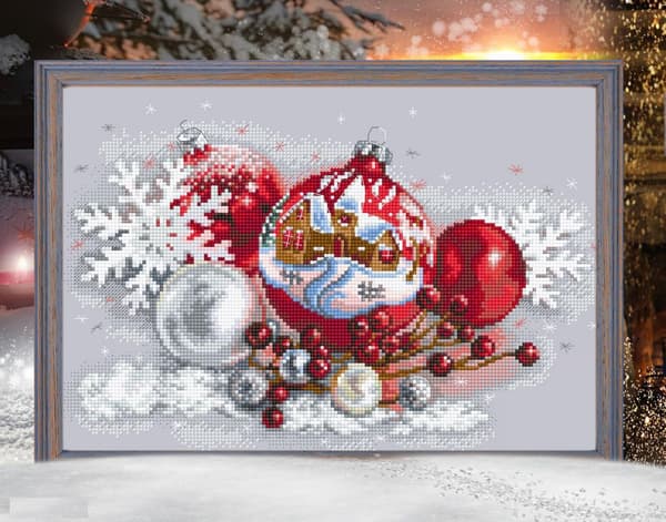 Broderikit RTO "Julkulor" 29x19