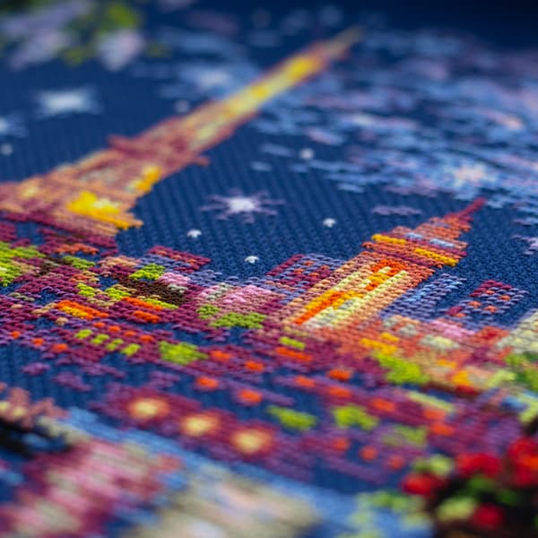 Broderisett Magic Needle "Helg i Paris" 40x30 cm