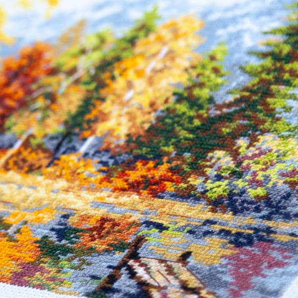 Broderikit Magic Needle "Gyldne oktober" 36x28 cm