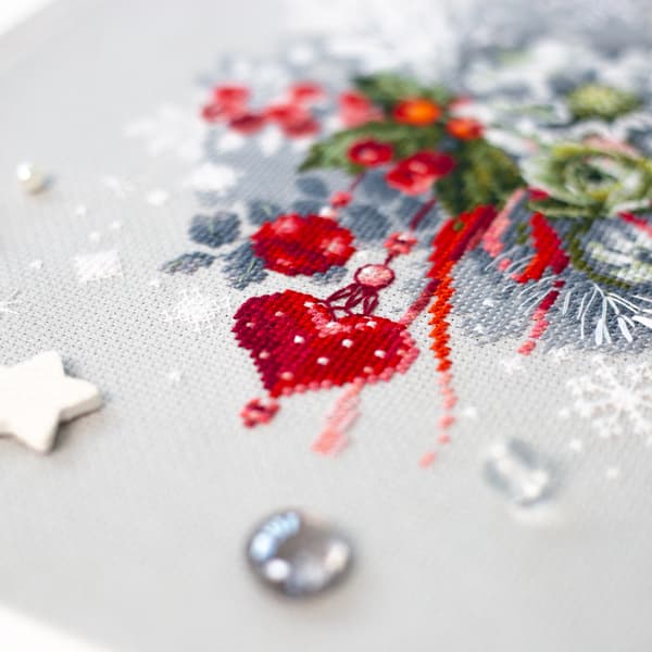 Broderisett Magic Needle "Vinterkapris" 19x28 cm