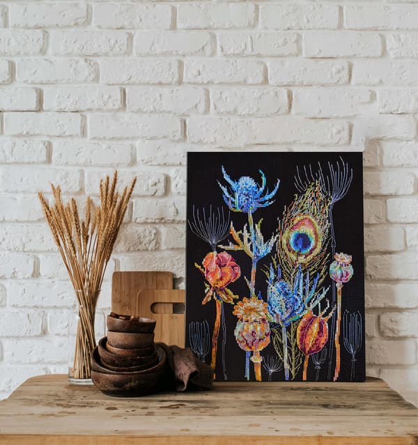 Broderisett Abris Art «Minnen» 22x30cm