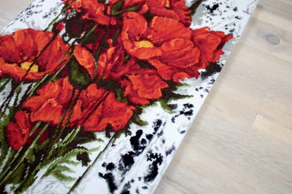 Broderikit Luca-S B2375 - "Valmue" 25.5x37 cm