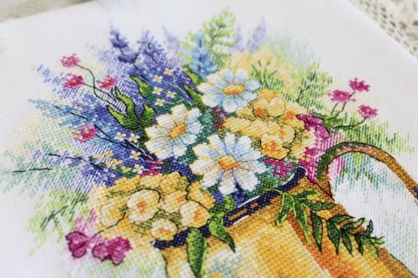 Broderisett MP Studia "Lavendelgodteri" 21x30 cm