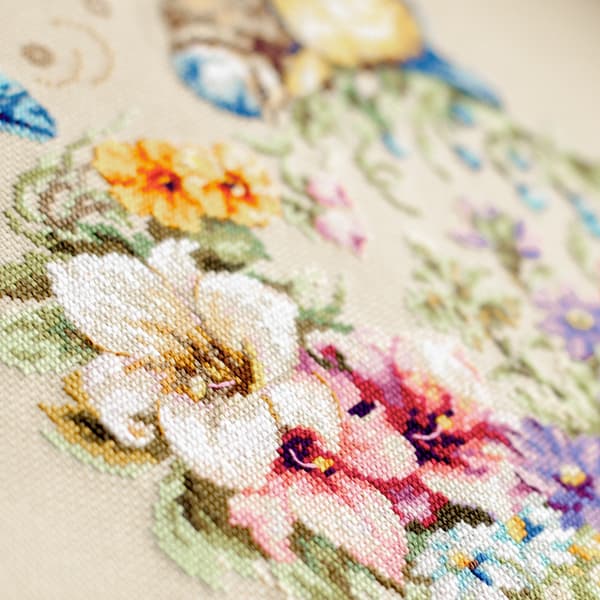 Broderikit Magic Needle "Ditt hjärtas melodi" 26x34 cm