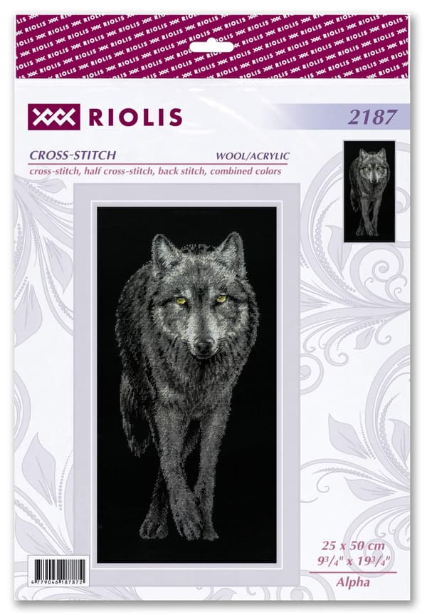 Broderikit Riolis "Alpha" 25x50 cm