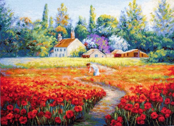 Broderikit Luca-S B607 - "Ikke glemt" 45x34 cm