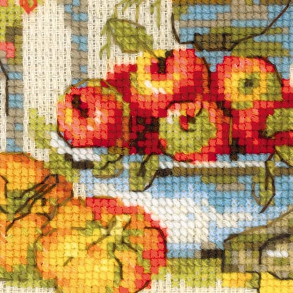 Broderikit Riolis "Stugträdgård. Höst" 20x30 cm