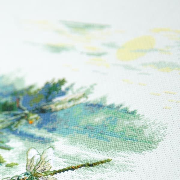 Broderikit Magic Needle "Dimma morgon" 26x38 cm