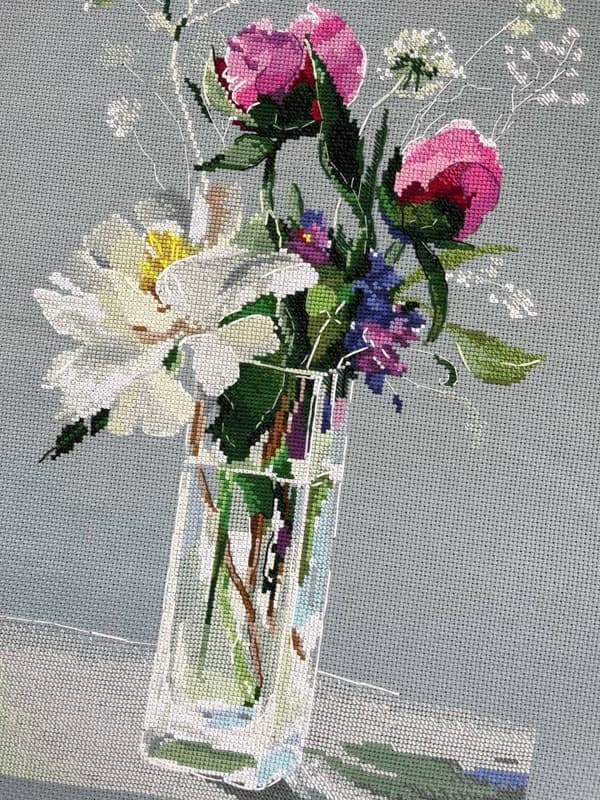 Broderikit Oven "Om symfoni" 22x34 cm