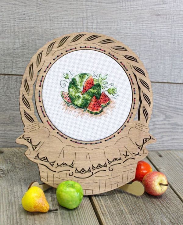 Broderisett MP Studia "Sukkervannmelon" 8x7 cm