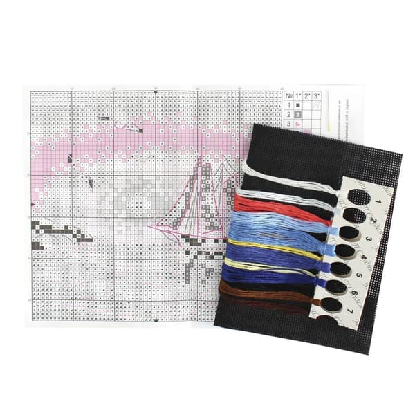 Broderikit MP Studia "På öppet hav" 10x11 cm