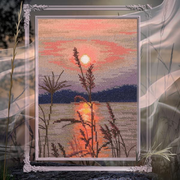 Broderikit RTO "I øjeblikket" 12x17.5 cm