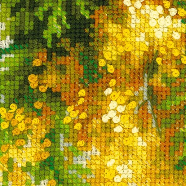 Broderisett Riolis "Mimosa" 18x24 cm
