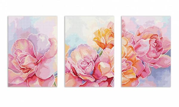 Broderikit LetiStitch L9930 - "Rosor"