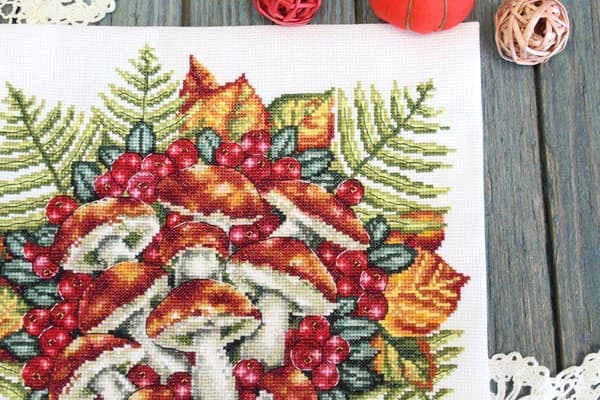 Broderikit MP Studia "Langs skovstier" 27x25 cm