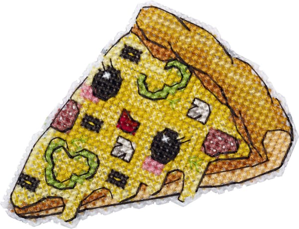 Broderisett Plastic Canvas Klart "Godteri" 6x8.5 cm