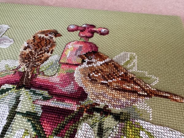 Broderisett Merejka K-229 - "Blant liljene" 25x28 cm