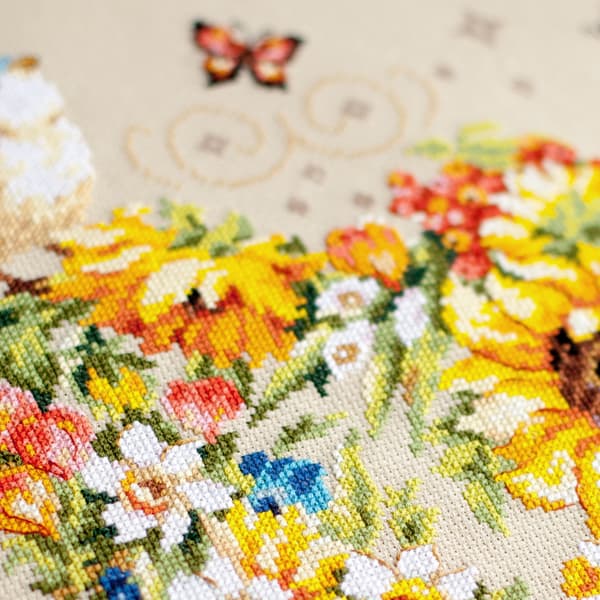 Broderisett Magic Needle "Din hjertes inspirasjon" 26x34 cm
