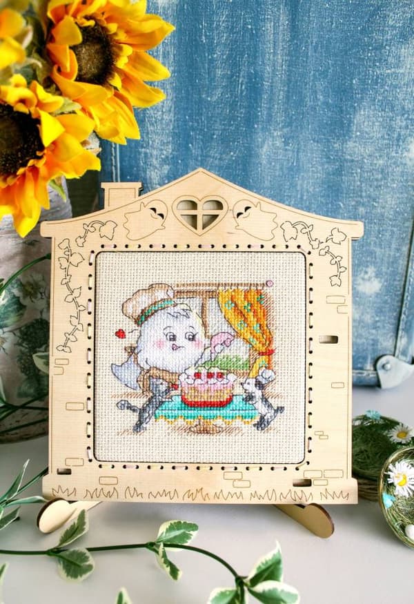 Broderikit MP Studia "Sød weekend" 10x10 cm
