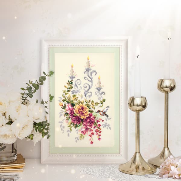 Broderisett Magic Needle "Festlig etui" 17x27 cm