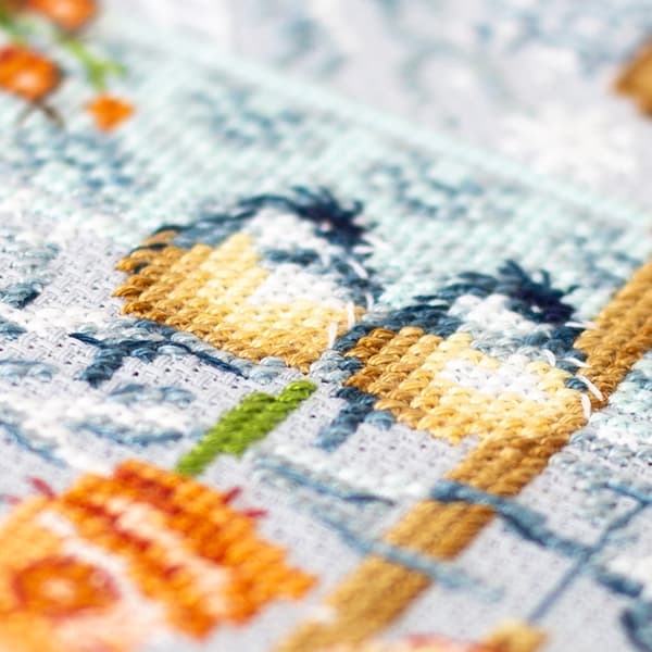 Broderikit Magic Needle "Hej, vinter!" 26x26 cm