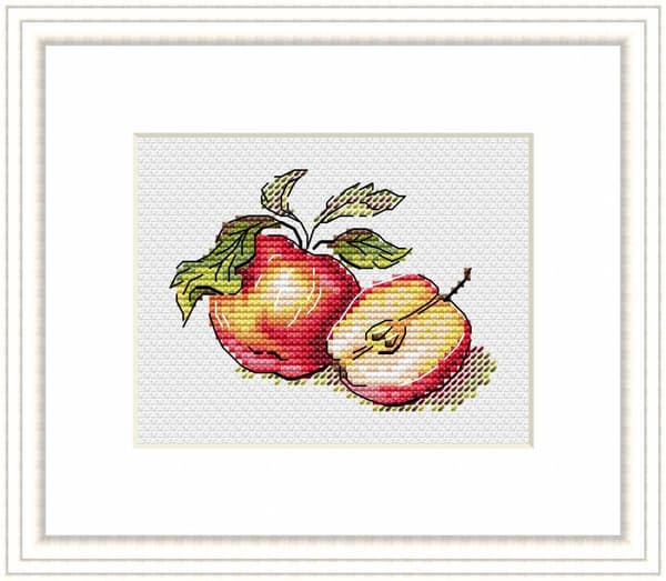 Broderikit MP Studia "Saftiga äpplen" 14x10 cm