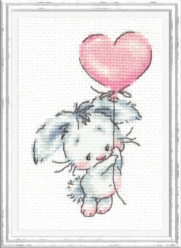 Broderisett Magic Needle «Fly av gårde» 8x11 cm