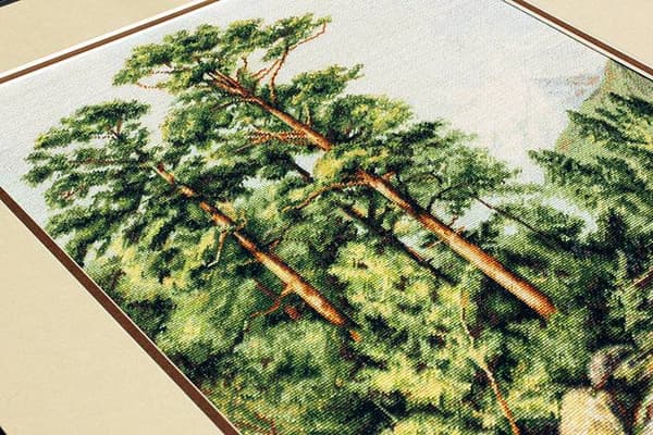 Broderikit Luca-S B522 - "Bjergflod" 34x47,5 cm