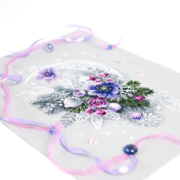 Broderikit Magic Needle "Frostig aften" 18x27 cm