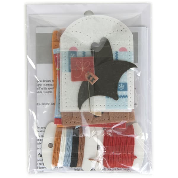 Broderikit Dimensions "Julprydnader och presentkortshållare" 7-10 cm