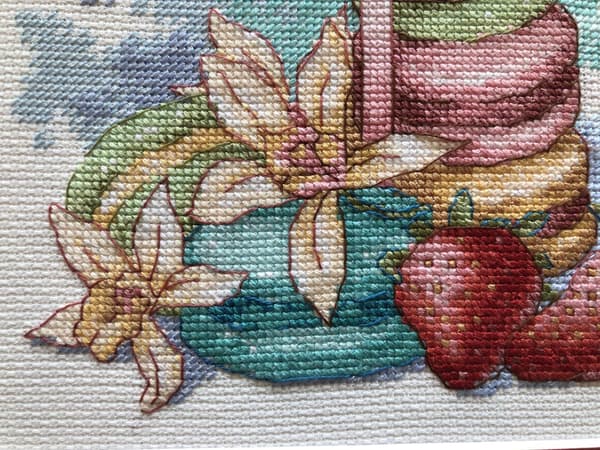 Broderikit Riolis "Sød dessert" 20x20 cm
