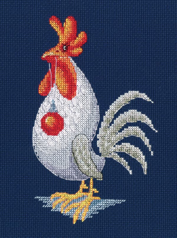 Broderikit RTO "Rött gör dröm sann" 11x18 cm