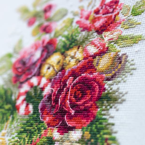Broderikit Magic Needle "Julöverraskning" 17x27 cm