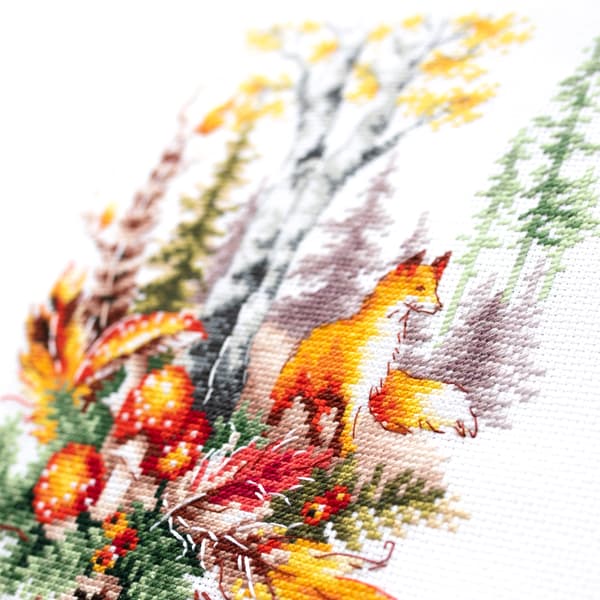 Broderisett Magic Needle "Høstskogens ånd" 17x27 cm