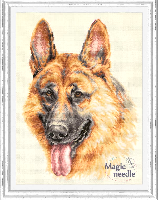 Broderisett Magic Needle "Schäfer" 21x28 cm