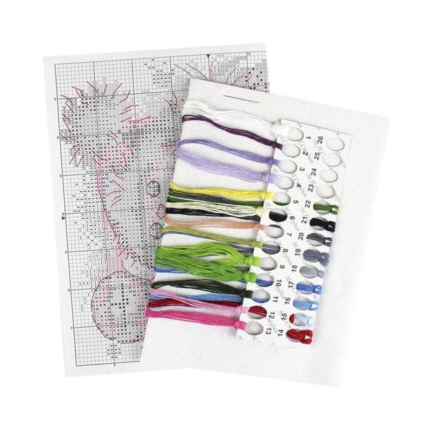 Broderikit MP Studia "Vinterfågel" 15x14 cm