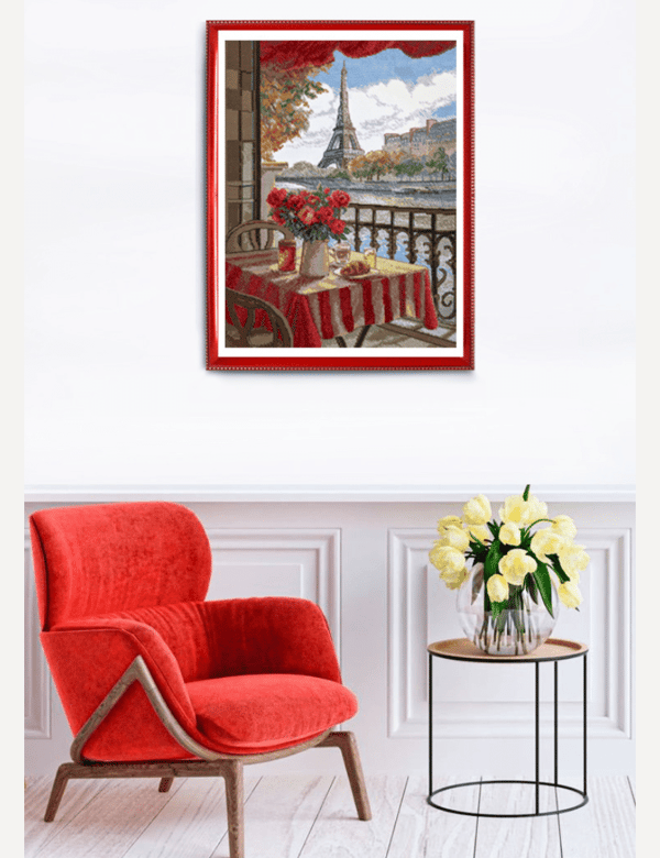 Broderikit Aine "Solig Paris" 30x40 cm