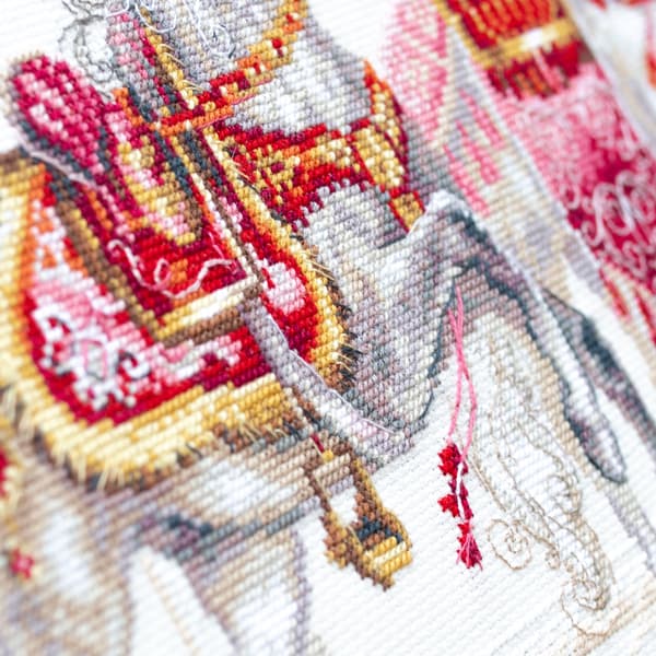 Broderisett Magic Needle "Kongelige hester" 40x31 cm
