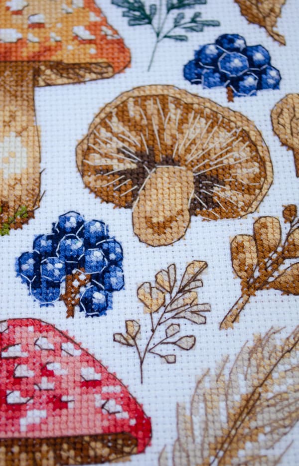 Broderikit Abris Art "Skovsamling" 19x29cm