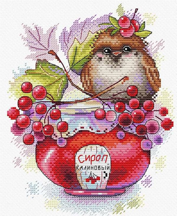 Broderikit MP Studia "Bevingad olvon" 18x22 cm
