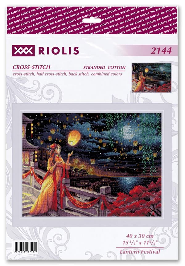 Broderikit Riolis "Lysfestival" 40x30 cm