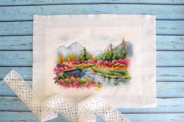 Broderisett MP Studia "Jack Londons sjø" 25x19 cm