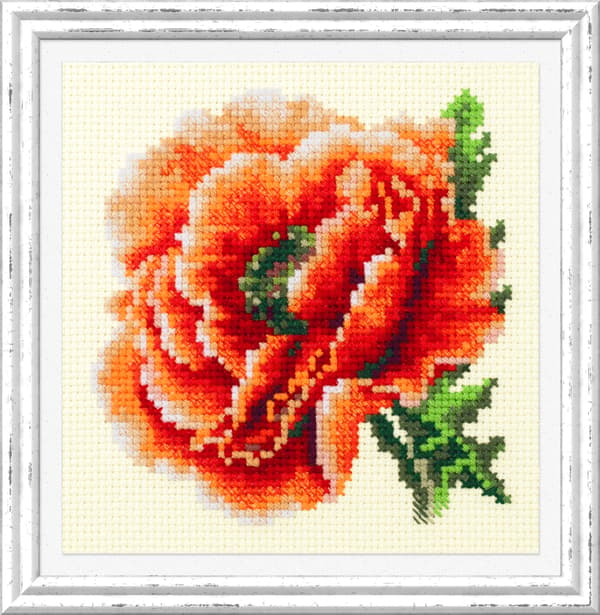 Broderisett Magic Needle "Valmue" 11x11 cm