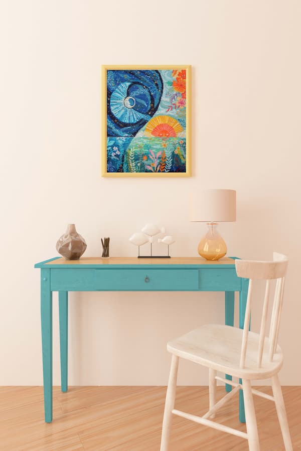 Broderikit Abris Art "Forårsjævndøgn" 27x34 cm