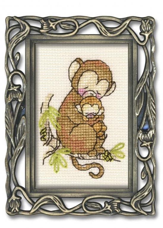 Broderikit RTO "Apa" 4x7 cm