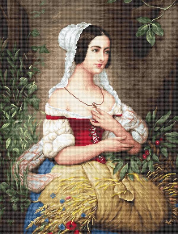 Broderikit Petit point Luca-S "Samlare" 22x29 cm