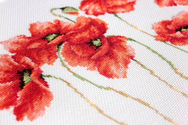 Broderikit Luca-S B2223 - "Valmue" 40x23,5 cm