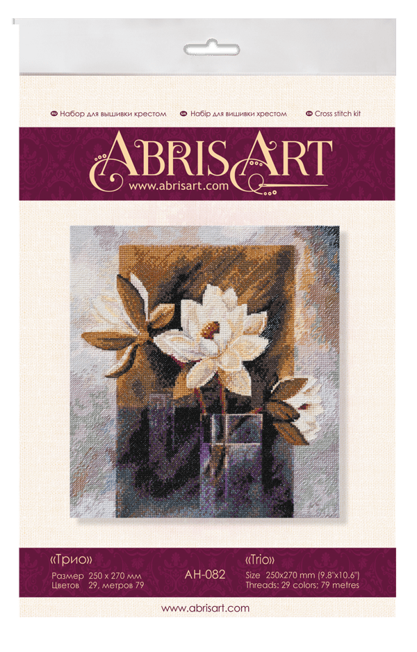 Broderisett Abris Art "Trio" 25x27 cm